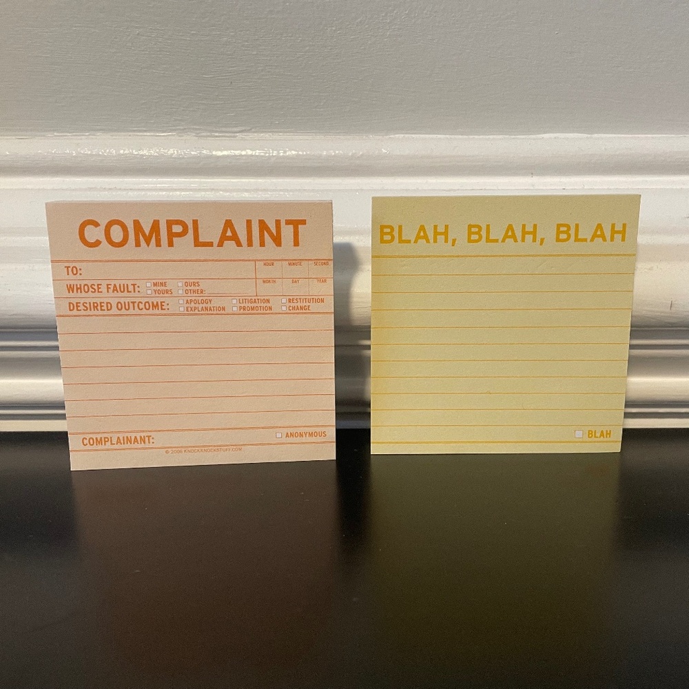 3 for $12: Knock Knock funny post-it notes